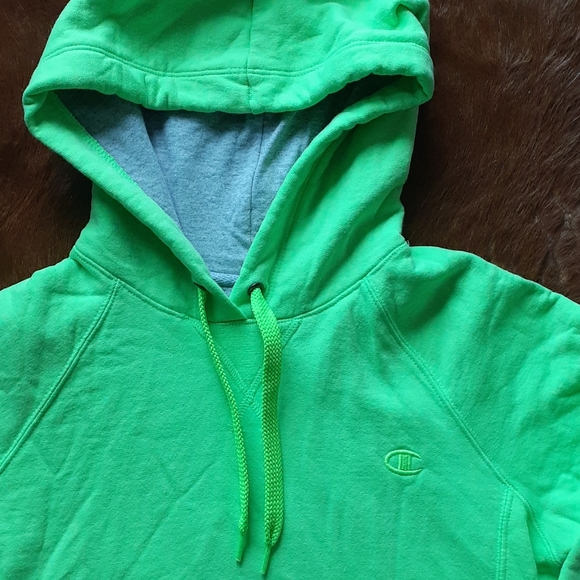 NWOT Champion Lime Green  Hoodie - Picture 2 of 5